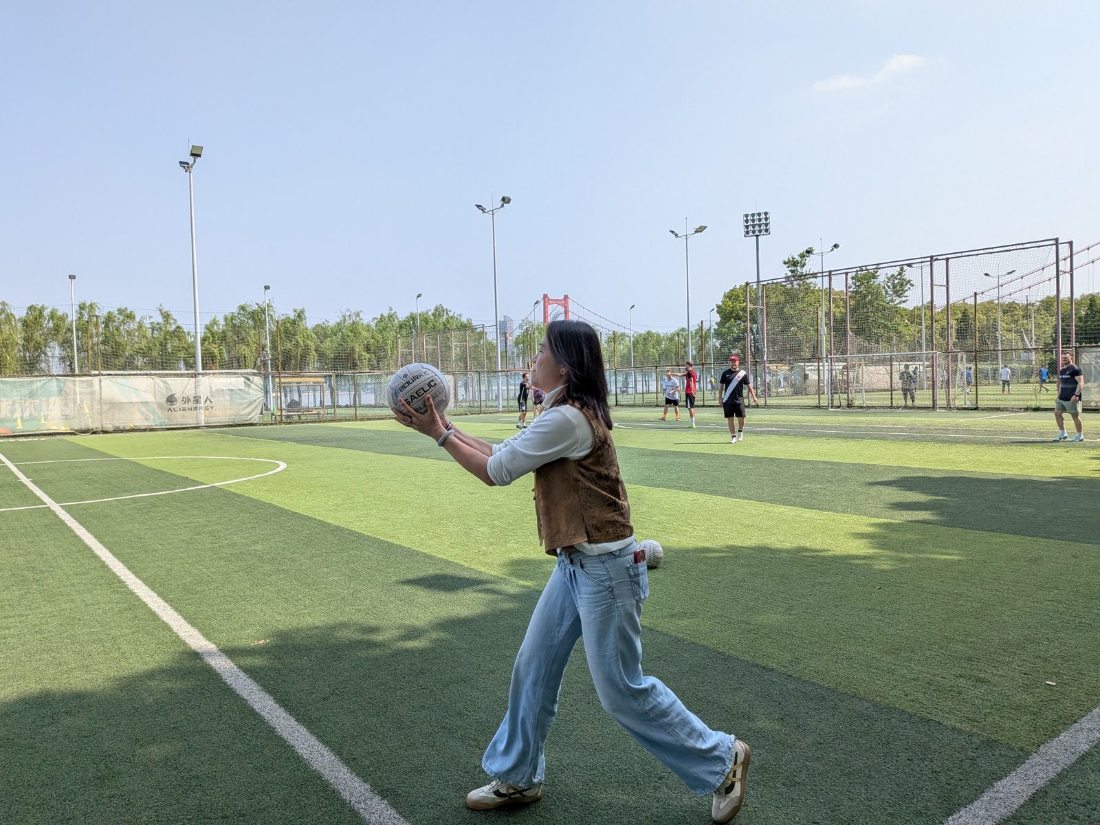 Gaelic games training activity in Wuhan